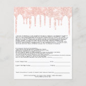 Eyelash Extension Liability Waiver Roos White Flyer (Achterkant)