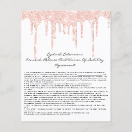 Eyelash Extension Liability Waiver Roos White Flyer