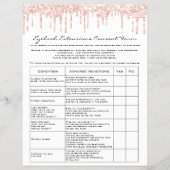 Eyelash Extension Liability Waiver Roos White Flyer (Voorkant)