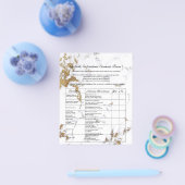 Eyelash Extension Liability Waiver White Marble Flyer (Enkel)