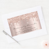 Eyelash Extension Makeup Artist Beauty Spark Roos Rechthoekige Sticker (Envelop)