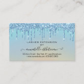 Eyelash Extension Natercare Instruction Glitter Visitekaartje (Voorkant)