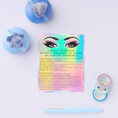 EYELASH EXTENSION RELEASE WAIVER Holografen Flyer (Enkel)