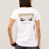 Eyelash Extension Sparkly Sepia Gold Branding T-shirt (Achterkant)