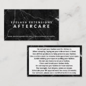 Eyelash Extensions Aftercare Visitekaartje (Voorkant / Achterkant)
