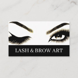 Eyelash Extensions Beauty Salon Spa Business Car Visitekaartje