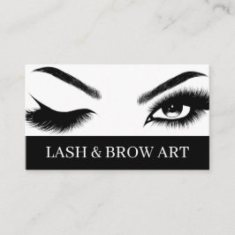 Eyelash Extensions Beauty Salon Spa Business Car Visitekaartje