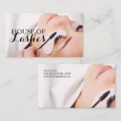 Eyelash Extensions Beauty Salon Spa Visitekaartje (Voorkant / Achterkant)