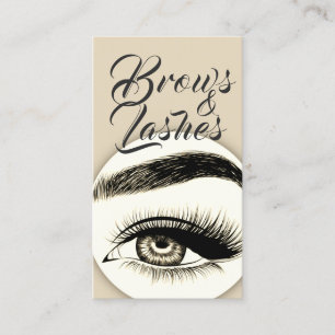 Eyelash Extensions Beauty Salon Visitekaartje