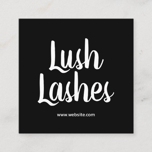 Eyelash Extensions Beauty Visitekaartje (Voorkant)