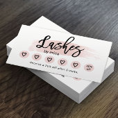 Eyelash Extensions Blush Pink Lash Salon Loyalty