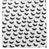 Eyelash Extensions Cute Lashes Beauty Salon Douchegordijn (Voorkant)