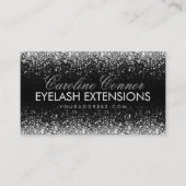 Eyelash Extensions Glitter Star Rain Visitekaartje (Voorkant)