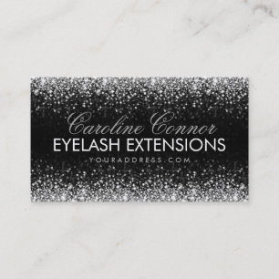 Eyelash Extensions Glitter Star Rain Visitekaartje