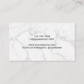 Eyelash Extensions Gold Confetti Lashes Salon Visitekaartje (Achterkant)