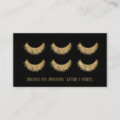 Eyelash Extensions Lash Bar Black & Gold Loyalty (Voorkant)