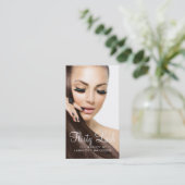 Eyelash Extensions Lash Cosmetoloog Salon Visitekaartje (Staand voorkant)