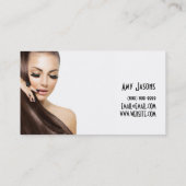 Eyelash Extensions Lash Cosmetoloog Salon Visitekaartje (Achterkant)
