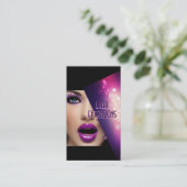 Eyelash Extensions, Lash Cosmetoloog Visitekaartje (Staand voorkant)