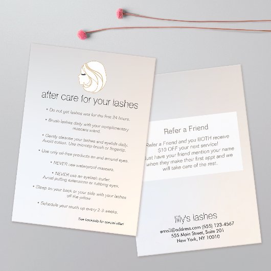 Eyelash Extensions Lash Girl After Care verwijzing