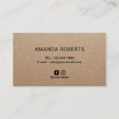 Eyelash Extensions Lash Salon Gold Bruske Stroke Visitekaartje (Achterkant)