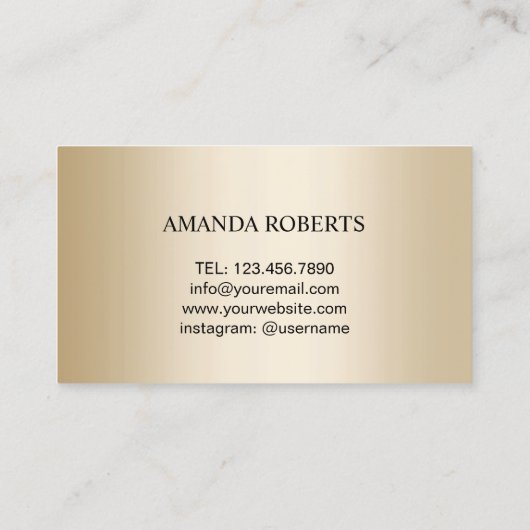 Eyelash Extensions make eup kunstenaar modern zwar Visitekaartje (Achterkant)