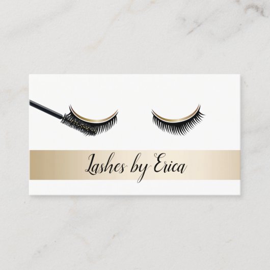 Eyelash Extensions Makeup Artiest Gold Loyalty (Voorkant)