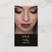 Eyelash Extensions Permanent Makeup Visitekaartjes (Voorkant)