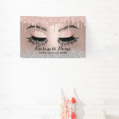 Eyelash Extensions Roos Gold Drives Beauty Salon Spandoek (Insitu)