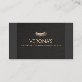 Eyelash Extensions Salon and Spa Black Visitekaartje