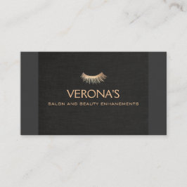 Eyelash Extensions Salon and Spa Black Visitekaartje