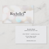 Eyelash Extensions Salon Subtle Bokeh Visitekaartje (Voorkant / Achterkant)