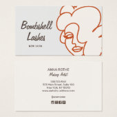 Eyelash Extensions Visitekaartje (Voorkant /achterkant)