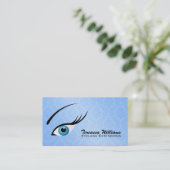 Eyelash Extensions Visitekaartjes (Staand voorkant)