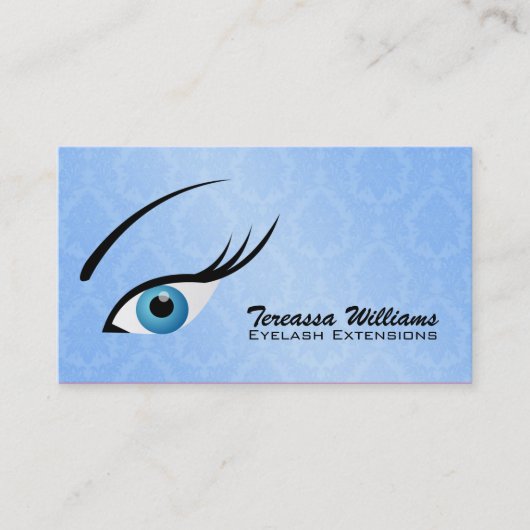Eyelash Extensions Visitekaartjes (Voorkant)