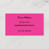 Eyelash Extensions Visitekaartjes (Achterkant)