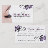 Eyelash Extensions Visitekaartjes Afsprakenkaartje (Voorkant / Achterkant)