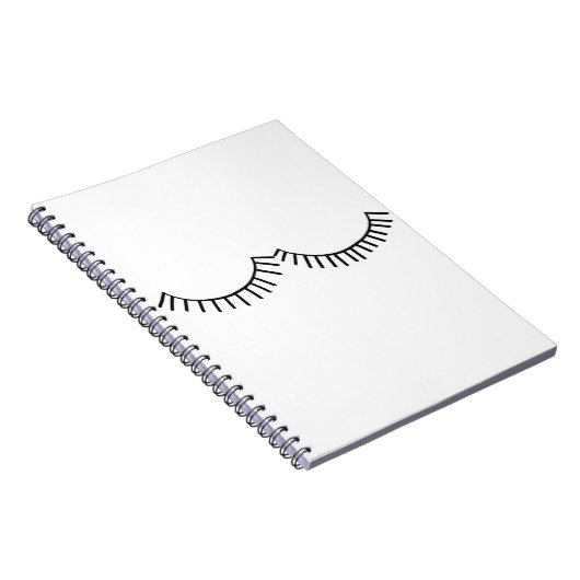 Eyelash-laptop Notitieboek (Rechterzijde)