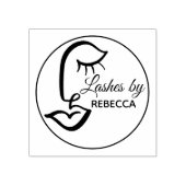 Eyelash Lash Bar Wood Art Stempel (Afrduk)