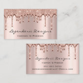 Eyelash Lashes Glitter 3D Effect Estheticus Visitekaartje (Voorkant / Achterkant)