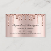 Eyelash Lashes Glitter 3D Effect Estheticus Visitekaartje (Achterkant)