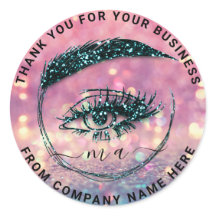 Eyelash Logo NameDank Glitter Holografen