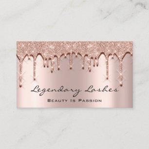 Eyelash. Makeup Art Glitter 3D Effect Estheticus Visitekaartje