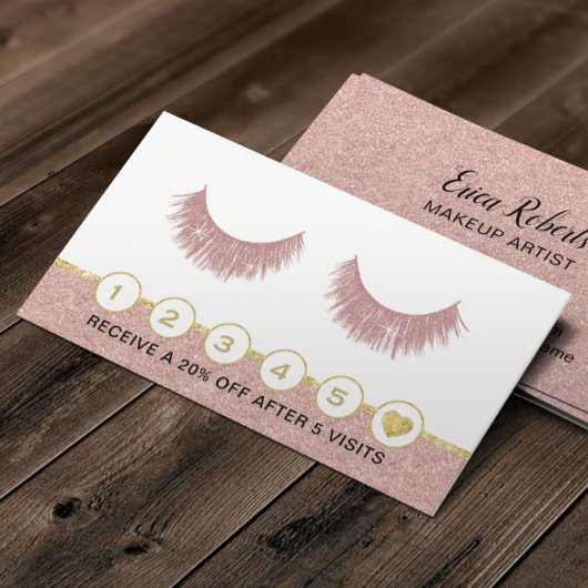Eyelash Makeup Artiest Roos Gold Glitter Loyalty