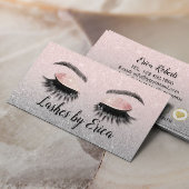 Eyelash Makeup Artist Blush Pink Glitter Loyalty