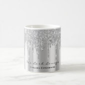 Eyelash Makeup Artist Bridal Sweet 16th Silver Koffiemok (Center)