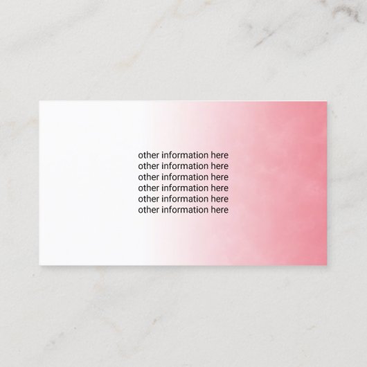 Eyelash Makeup Artistische Waterverf Beauty Salon Visitekaartje (Achterkant)