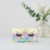 Eyelash-microblade maakt aangepaste Logo Visitekaartje (Staand voorkant)