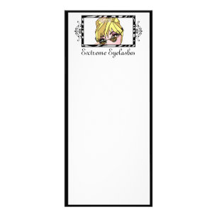 EyeLash/Permanent MakeUp-displaykaarten Reclamekaart