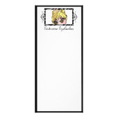 EyeLash/Permanent MakeUp-rackkaarten Reclamekaart (Voorkant)